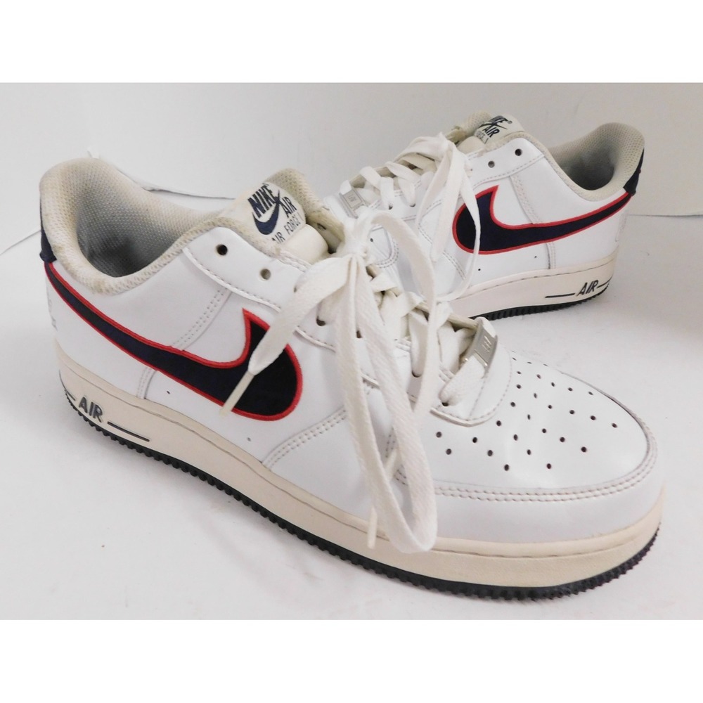 Nike Shoes Air Force 1 Athletic Sneaker White Leather FJ0710-100 Womens Size 9.5